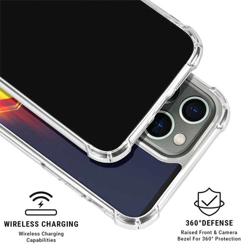 Superman 2025 Energy Shield Neon Emblem iPhone 15 Pro Clear Case